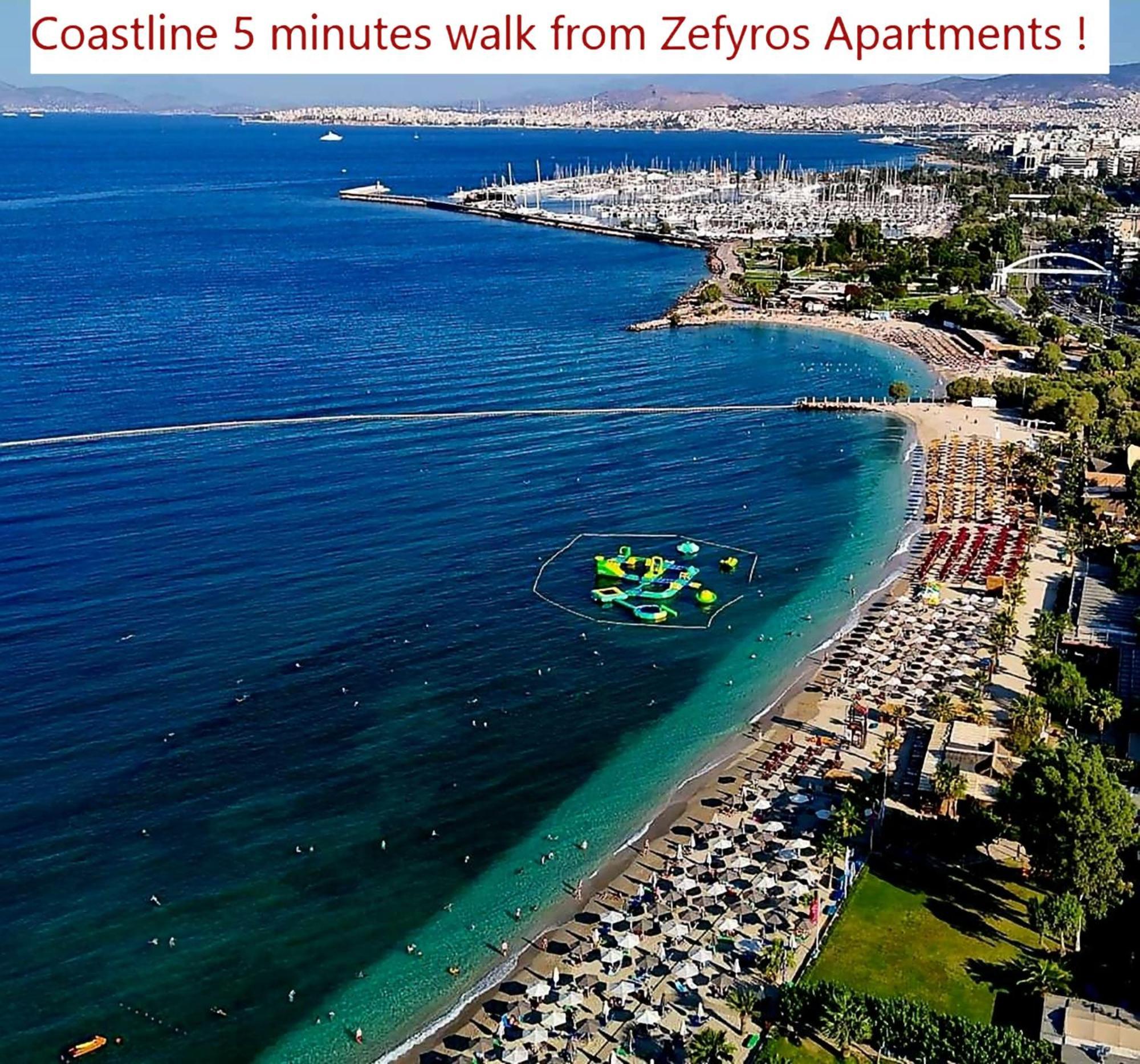 Zefyros Super Cool Apartments next to Alimos Riviera Atenas Exterior foto